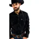 thumbnail image 4 of Camisa Vaquera Icy Denver Caballero Negra Chh111, 4 of 7