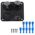 thumbnail image 2 of Toggle Switch Panel, 12v Switch Panel 12-24V Wide Voltage Five Intelligent Protection  For Mobile Phones, 2 of 8