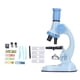 thumbnail image 1 of Microscopio de juguete, herramienta educativa de laboratorio biológico, microscopio de juguete para niños, azul, 1 of 14