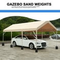 thumbnail image 4 of Weight Sand Bag Gazebo For Outdoor Black Multi-Functional Oxford Cloth 4Pack  Sandbag, 4 of 12