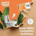 thumbnail image 3 of Just To Go Flushable Wipes, Travel Size Skin-Friendly Butt Wet Wipes for Adults, 224 Wipes (8 Pack), 3 of 8