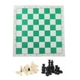 thumbnail image 4 of LeeQinersw Portable Chess Set 15" x 3" Roll- Chess in Carry Bag with Shoulder Strap Easy to, 4 of 6