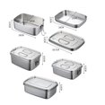 thumbnail image 5 of Stainless Steel Lunch Box Food Containers Leak-proof Bento Boxes for Kids Adults BPA Free Tableware Sealed Storage Container, 5 of 5