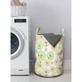 thumbnail image 3 of Fruits Laundry Bag, Cut in Half Cores and of Apples Refreshing Vegetarian Options Abstract, Hamper Basket with Handles Drawstring Closure for Laundromats, 13" x 19", Multicolor, by Ambesonne, 3 of 4