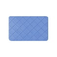 thumbnail image 4 of 16x24in Microfiber Bath Mat Non-Slip Machine Washable Absorbent Bathroom Rug Kitchen Floor Mat Living Room Bedroom Shower Tub Water Absorbing Soft Carpet Ultra-Thin(Blue), 4 of 7