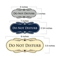 thumbnail image 5 of Designer Do Not Disturb Sign (Navy Blue / White) - Small, 5 of 5