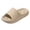 Khaki, variant on Cloud Slippers for Women and Men Pillow Massage House Slides Shower Shoes Indoor Bathroom Sandals with Cushioned Thick Sole Size 10