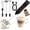 Dynamic Black, variant on Rechargeable Milk Frother Handheld - Frother Wand, Drink Mixer, Electric Whisk Frother, for Cappuccinos, Matcha & Protein Powder - Ultra Metal 3 Whisk, 1800mAh Black