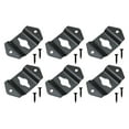 thumbnail image 2 of Conectores de soportes para colgantes de pared de altavoces de 6 piezas para murales, accesorios genéricos versátiles versátiles con tornillos Estilo a, 2 of 10