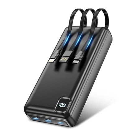 Open Box NACETE PORTABLE CHARGER 50000MAH PD 22.5W FAST CHARGING POWERBANK - BLACK