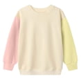 thumbnail image 4 of FAIWAD Girls Boys Sweatshirt Long Sleeve Color Block Crewneck Pullover Casual Loose School Daily Wear, 4 of 9