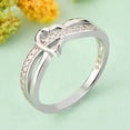 thumbnail image 4 of Starchenie Infinity Heart Ring for Women 925 Sterling Silver Size 8, 4 of 7