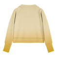 thumbnail image 5 of Bnwani Sweatshirt for Girls Zip Mock Neck Long Sleeve Half Zip Crop Fleece Sweatshirt Gradient Pullover, 5 of 5