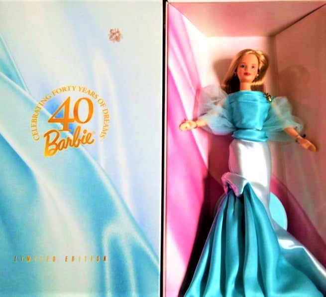 Gala 40th Anniversary Barbie Doll Celebrating 40 Years of Dreams Walmart.com