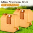thumbnail image 4 of XEENSO 5 Gallon BPA-Free Extra Thick & Large Capacity Water Jug w/Spigot + Hand Sanitizer Bottle, Leak-Proof Heavy Duty Portable Container for Camping Hiking Picnic Emergency Use, 4 of 8