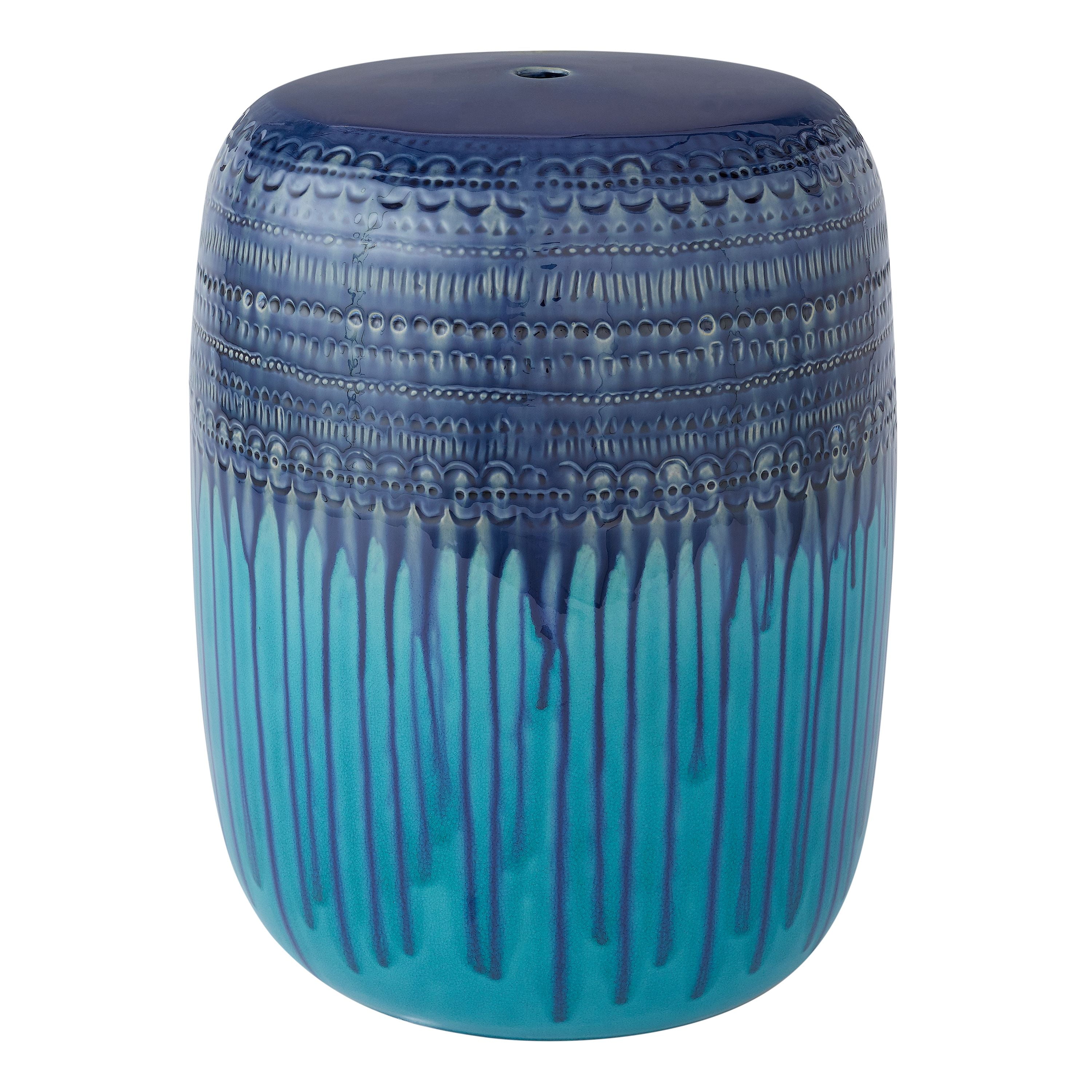 Better Homes Gardens Blue Teal Glazed, What Is A Garden Stool