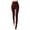 Wine, variant on SwiftWear Womens Fleece Lined Leggings High Waisted Winter Warm Thermal Yoga Pants Solid Stretchy Tights, Beige Free Size