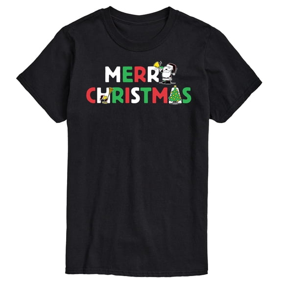 Peanuts - Merry Christmas Snoopy - Men's Short Sleeve Graphic T-Shirt