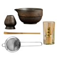 thumbnail image 4 of 5pcs Japonese Ceremonial Ceremonial Bowl Kit completo Bambú Matcha Batch y Holder Set tradicional Matcha, 4 of 9