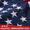 thumbnail image 2 of Fvieon 3' x 5' Heavy-Duty Polyester American Outdoor Flag,Premium US Flag 3X5 Heavy Duty Outdoor with Embroidered Stars and Sewn Stripes., 2 of 8