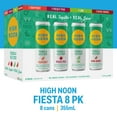 thumbnail image 2 of High Noon Tequila Hard Seltzer, Fiesta Variety Pack, 8 Pack, 12 fl oz Cans, 4.5% ABV, 2 of 9
