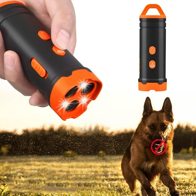 REK Dog Portable Device With LED Lights 3 Transmitters USB Charging High Power Flashlight Stop Barking And Biting Dog Train