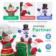 thumbnail image 4 of Decoración navideña inflable para exteriores VIVOHOME, Papá Noel de 6 pies, 4 of 7