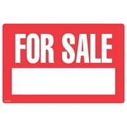 Cosco Sign For Sale 12"L x 8"H Red with White Text 6 Pack (098009PK6)