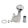 thumbnail image 2 of Electric Guitar Tuning Pegs 3x3 Machine Heads Acoustic Tuners Keys Set Chrome, 2 of 7