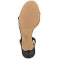 thumbnail image 4 of INC Womens Black Mixed Media Padded Bow Accent Goring Linnette Round Toe Stiletto Slip On Dress Slingback Sandal 8.5 M, 4 of 4