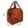 thumbnail image 2 of Yiaed Spider Web Print Insulated Lunch Bag Reusable Cute Tote Lunch Box, Leakproof Cooler Lunch Bags for Work Office Travel School Picnic, 2 of 5