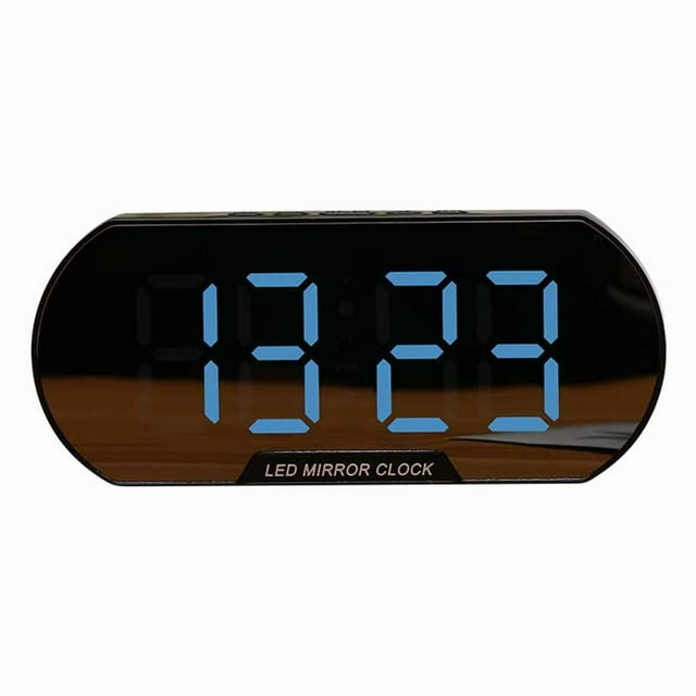 LED Clock For Bedroom Electronic Desktop Clock LED Digital Alarm Clock With Smart Night Light For Home Bedroom Kitchen Timer Cute Timer for Classroom Internal Meat for Cooking Grill Temperature Gauge