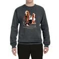 thumbnail image 2 of If It's Not a Bassett Hound Its Just a Dog Gift | Mens Dog Lover Crewneck Graphic Sweatshirt, Charcoal, 3XL, 2 of 3