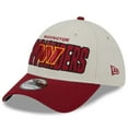 thumbnail image 3 of Men's New Era Stone/Burgundy Washington Commanders 2023 NFL Draft 39THIRTY Flex Hat, 3 of 6