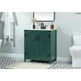 thumbnail image 2 of Elegant Decor Grant 30" MDF Single Bathroom Vanity with Backsplash in Green, 2 of 8