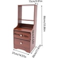 thumbnail image 6 of Fichiouy Modern Nightstand Bedside End Table with 2 Drawers and Storage Shelf for Bedroom, 6 of 9