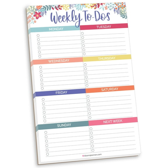 bloom daily planners Weekly To-Dos With Magnet, 6" x 9"