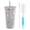 Multicolor, variant on OIUR Glitter Tumbler with Brush Rhinestones Studded Tumbler Stainless Steel Insulated Bottle Sparkling Thermal Cup Birthday Gifts for Mom Wife