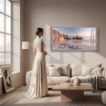 thumbnail image 5 of Beach Window Canvas Wall Art - Large Coastal Picture Landscape Canvas Prints Tropical Sea Paintings, Horizontal Summer Seascape Artwork for Living Room Bedroom, 5 of 7