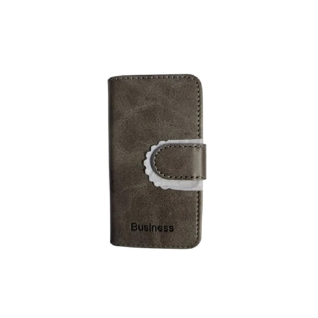 Funda para reproductor MP3 Samvix IIBusiness, funda de piel tipo libro, gris