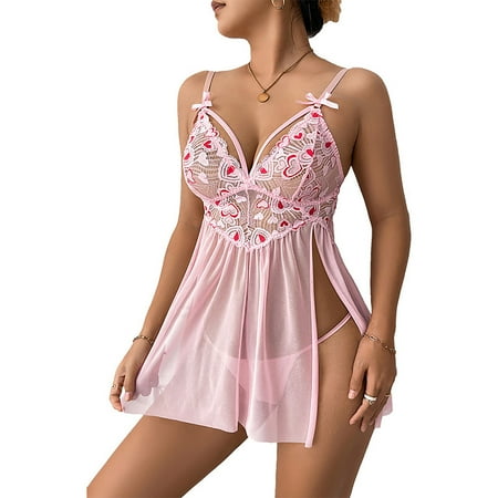 WIZUTIZ Lingerie Set with Panty Two Piece Naughty Underwear Corset Women s Sexy Lingerie Sexy Camisole Skirt Lace Mesh Camisole Skirt Open Bra and Panty Set Toda