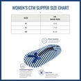 thumbnail image 4 of CTM  Striped Ballerina Slipper House Shoe by Wootie (Women), 4 of 4
