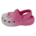 thumbnail image 3 of Barbie Toddler Girls' Clogs with Adjustable Strap - Pink Ombre, Size 8, 3 of 8