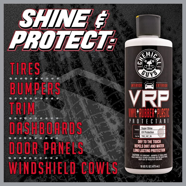 VRP - Vinyl, Rubber, Plastic Restorer & Protectant 473ml (16oz) – Chemical  Guys NZ powered by Lovecars
