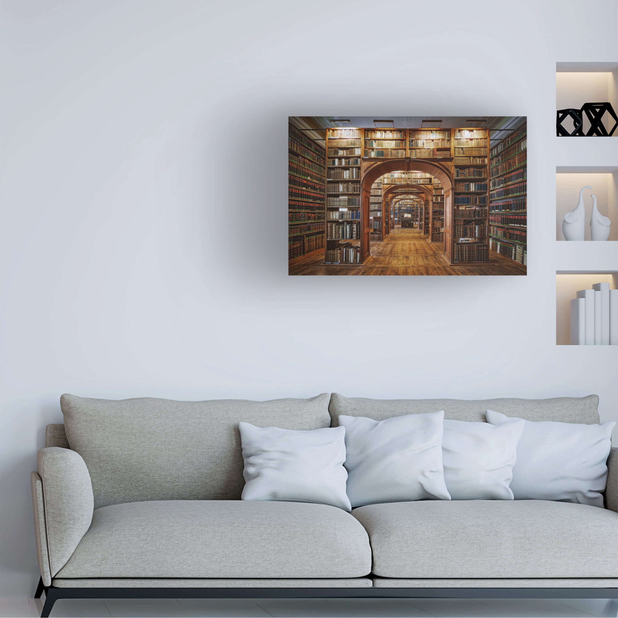 Patrick Aurednik 'Upper Lausitzian Library Of Sciences' Canvas Art