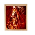 thumbnail image 4 of ArtToFrames 12" x 12" Cherry Wood Picture Frame, 12x12 inch Brown Wood Poster Frame (WOM-4880), 4 of 7