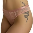 thumbnail image 4 of Varsbaby Women's Wirefree Bra and Lace Thongs Sexy Lingerie Set, 4 of 5