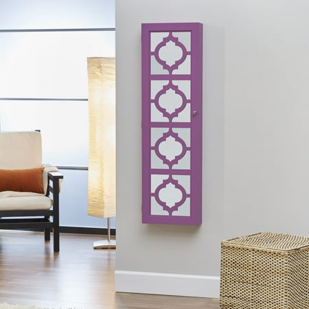 InnerSpace Designer Jewelry Armoire with Decorative Front