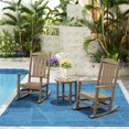 thumbnail image 2 of Hastings Chaise à Bascule Classique avec Table d'Appoint Ensemble 3 Pcs, 2 of 8