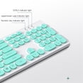 thumbnail image 4 of Establecimiento T-Wolf TF770 2.4G Teclado Inalámbrico Combo Combo Punk Ronda Ronda Capazos mudos de compatibilidad Amplia Rosa, 4 of 7